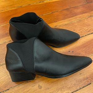 Mango Black Ankle Booties
